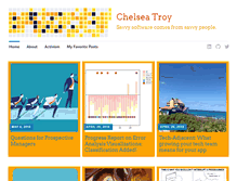 Tablet Screenshot of chelseatroy.com